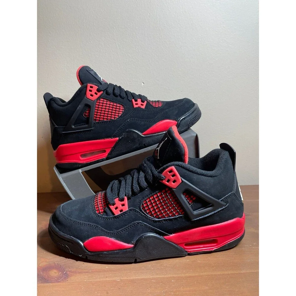 Jordan Air Jordan 4 Retro Red Thunder Black/Red Men’s Mid Top Basketball